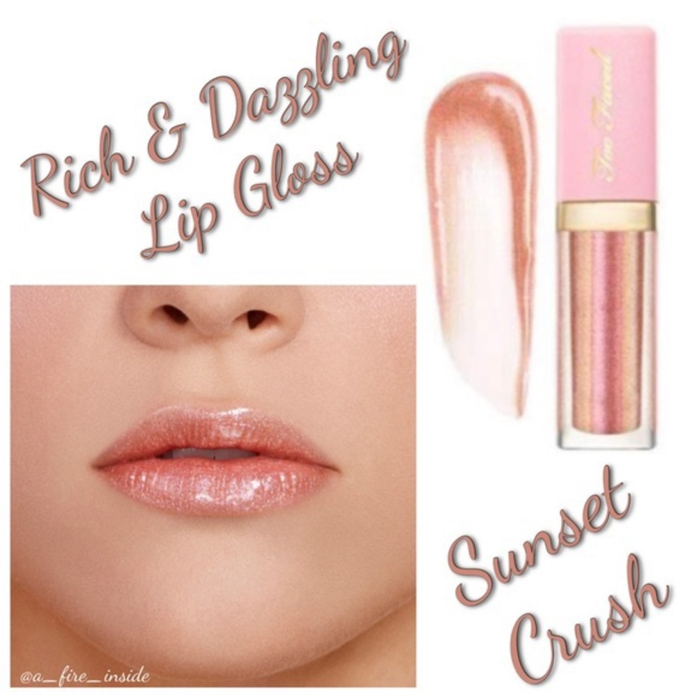 NEW!!!Too faced Rich and dazzling lipgloss - Picture 3 of 3